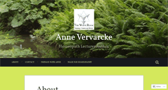 Desktop Screenshot of annevervarcke.com